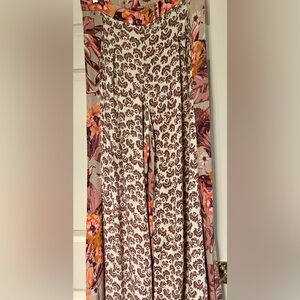 Free People Beautiful Coordinating Print Pants